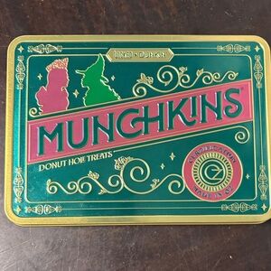 WICKED 2025 Collectible Munchkin Green and Gold Donut Tin